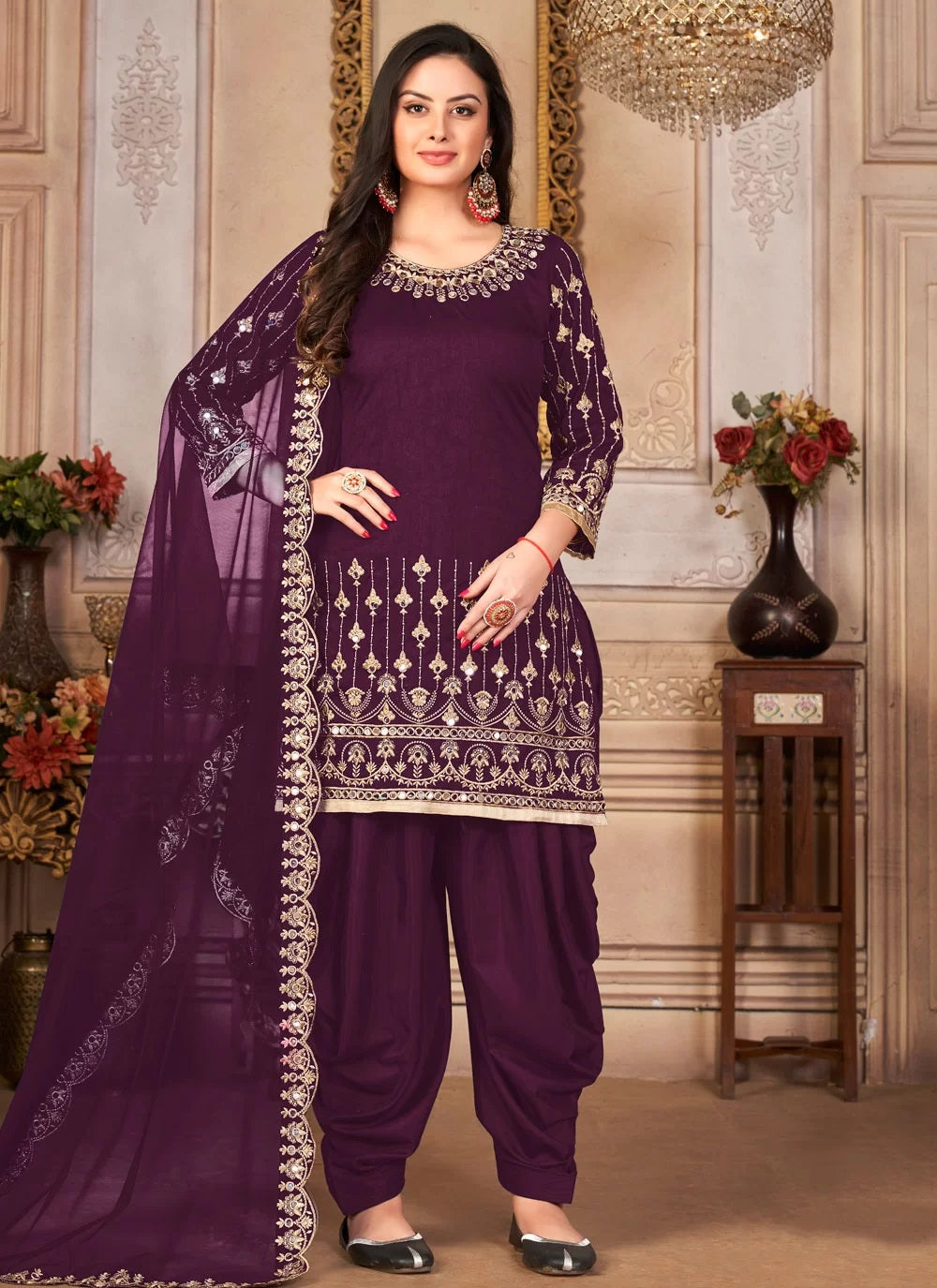 Mirror work outlet punjabi suits online