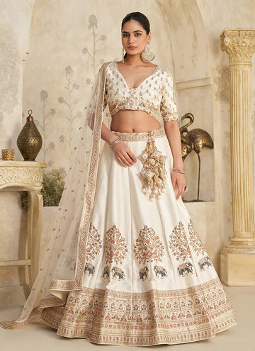 Richlook Trendy Silk Indian Wedding Lehenga
