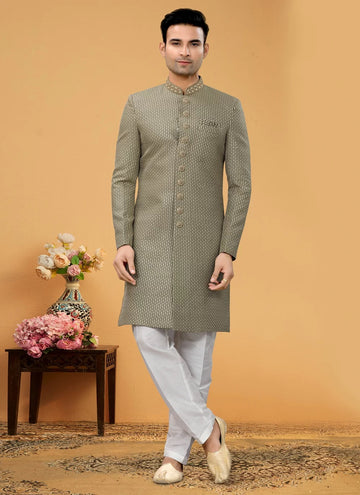 Regal Lucknowi and Hand Work Indo Western for Men Perfect in Indian Weddings